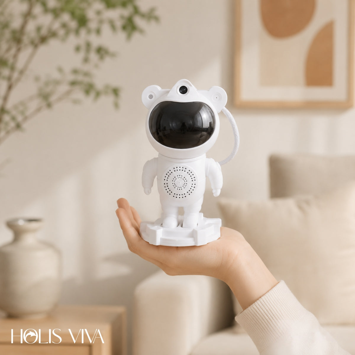 Star Moon Galaxy Projector Astronaut Lamp Bluetooth Music Speaker Remote Control LED Night Light for Bedroom Home Decor