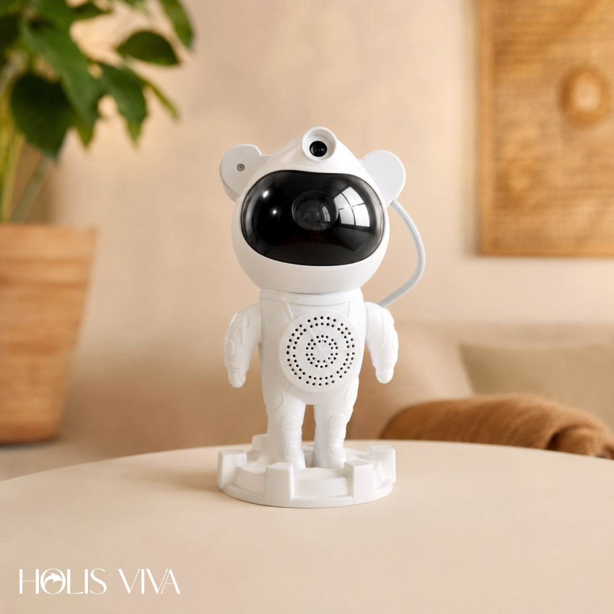 Star Moon Galaxy Projector Astronaut Lamp Bluetooth Music Speaker Remote Control LED Night Light for Bedroom Home Decor